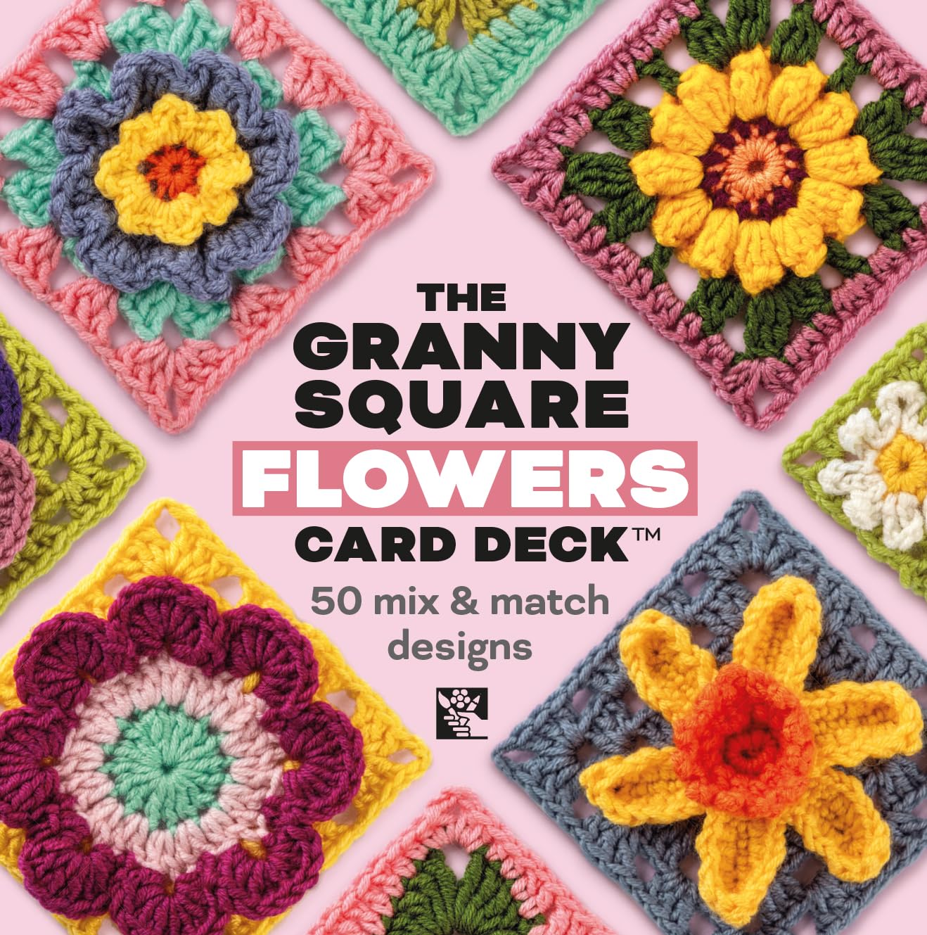 The Granny Square Flowers Card Deck: 50 Mix and Match Designs