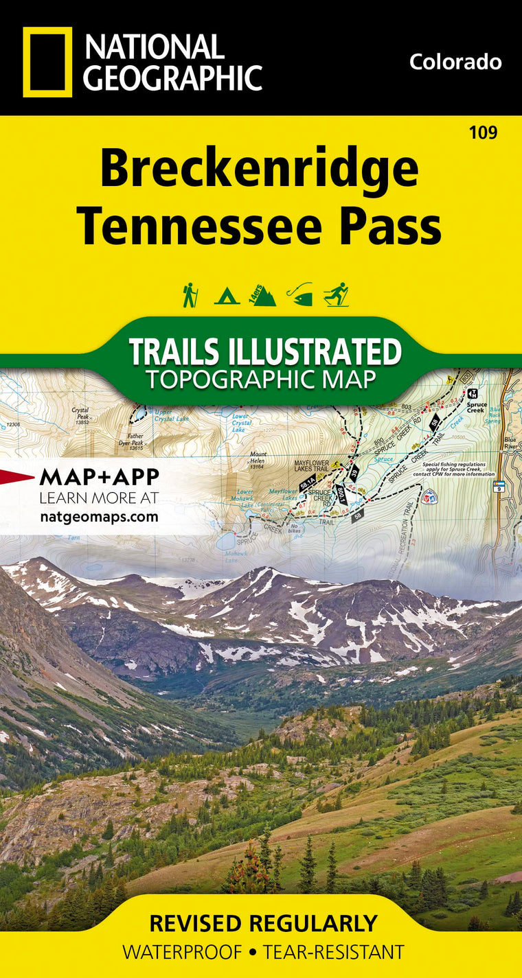 Breckenridge, Tennessee Pass Map (National Geographic Trails Illustrated Map, 109)