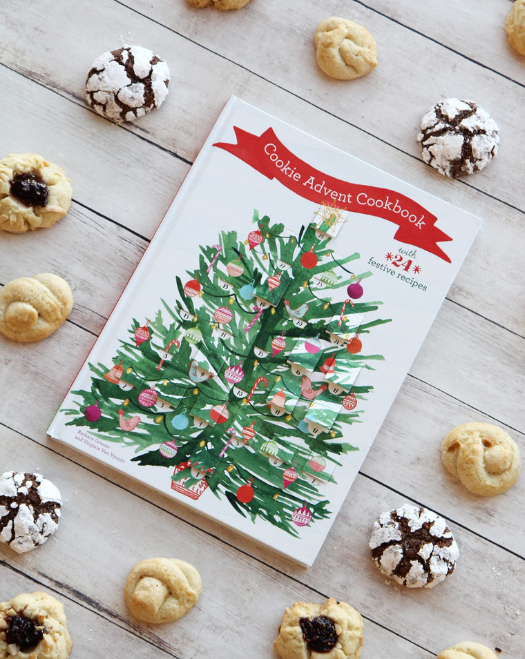 Cookie Advent Cookbook: With 24 festive recipes — back cover