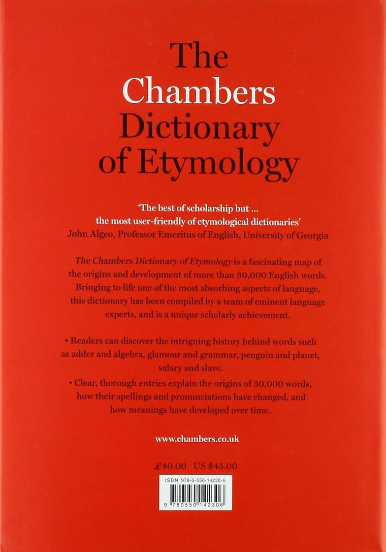 Chambers Dictionary of Etymology by Robert K. Barnhart