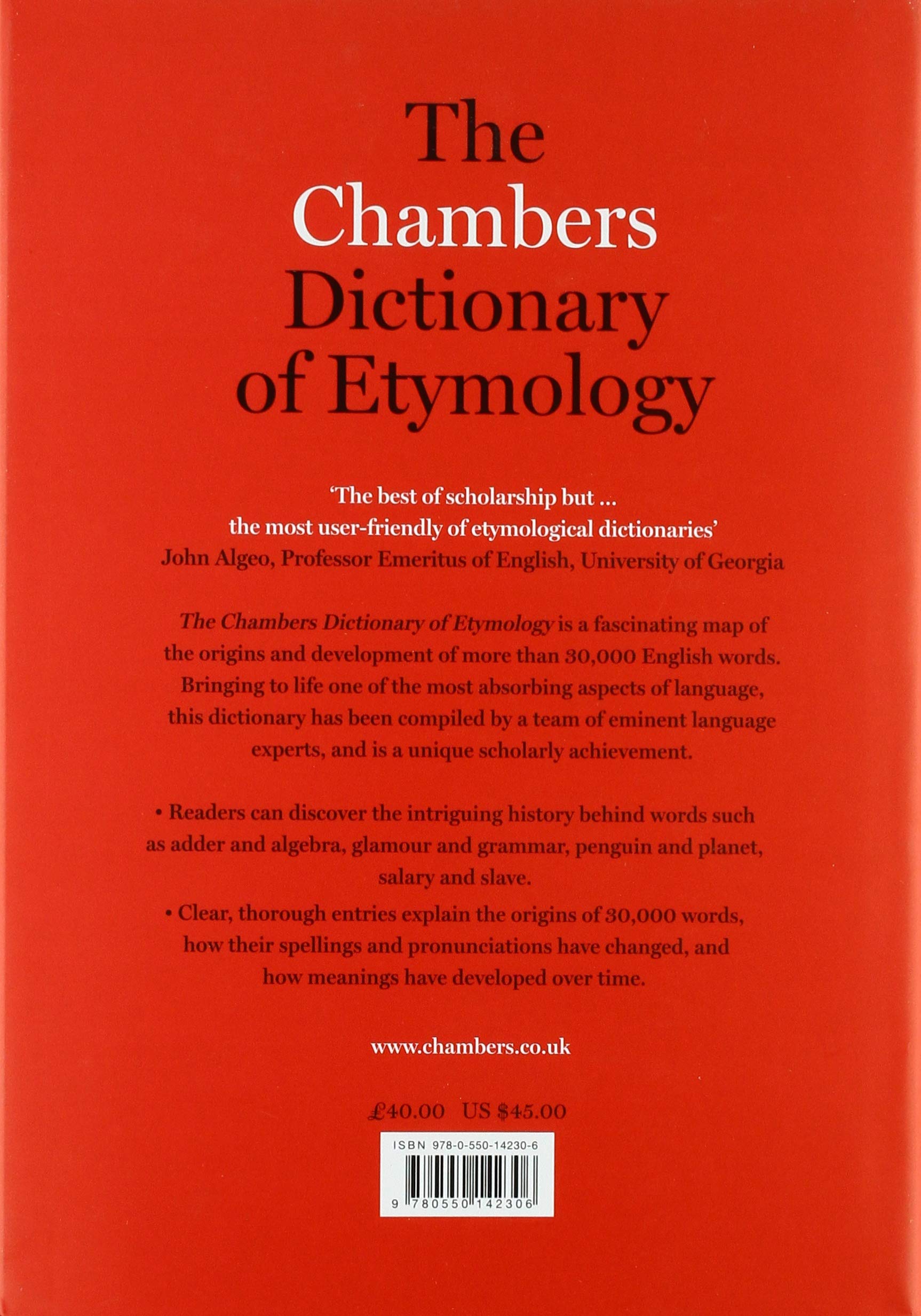 Chambers Dictionary of Etymology