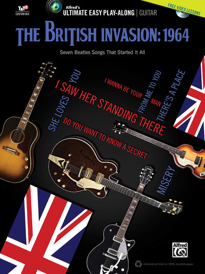 Ultimate Easy Guitar Play-Along -- The British Invasion 1964: Easy Guitar TAB (Book & DVD) (Ultimate Easy Play-along)