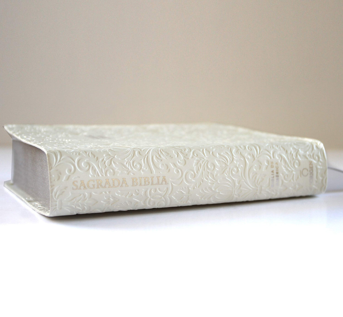 Biblia Católica en espaol. Boda, bautizo, primera comunión, confirmación y cumpleaos. Caja blanca regalo / Catholic Bible. Spanish-Language, Leathersoft, (Spanish Edition)