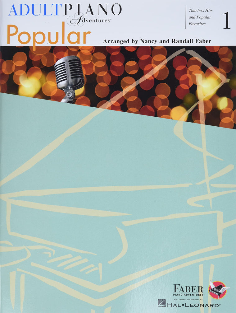 Adult Piano Adventures Popular Book 1 - Piano Sheet Music  Timeless Hits & Favorites for Beginners  Includes Let It Be, My Heart Will Go On, ... (Adult Piano Adventures: Popular, 1)