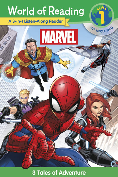 World of Reading: Marvel 3-in-1 Listen-Along Reader