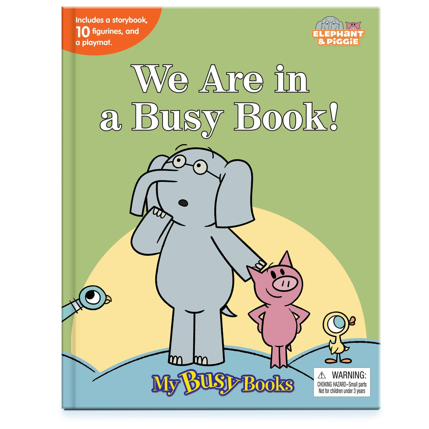 Hidden Pigeon Company Mo Willems My Busy Books - Storybook, 10 figurines, playmat