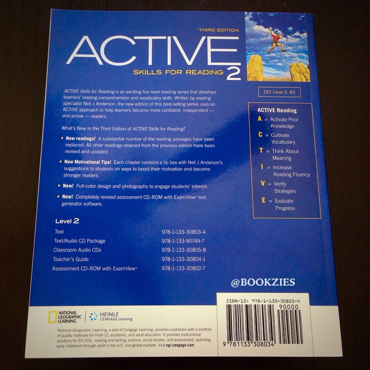 ACTIVE Skills for Reading 2 — back cover