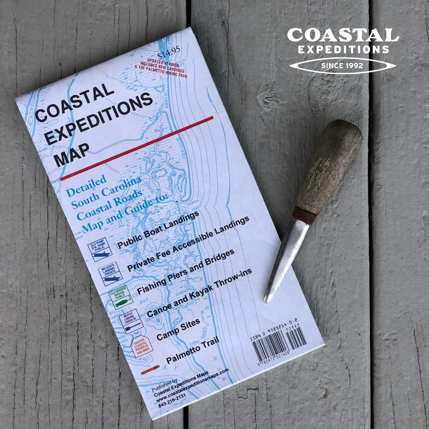 Coastal Expeditions Map of Coastal South Carolina