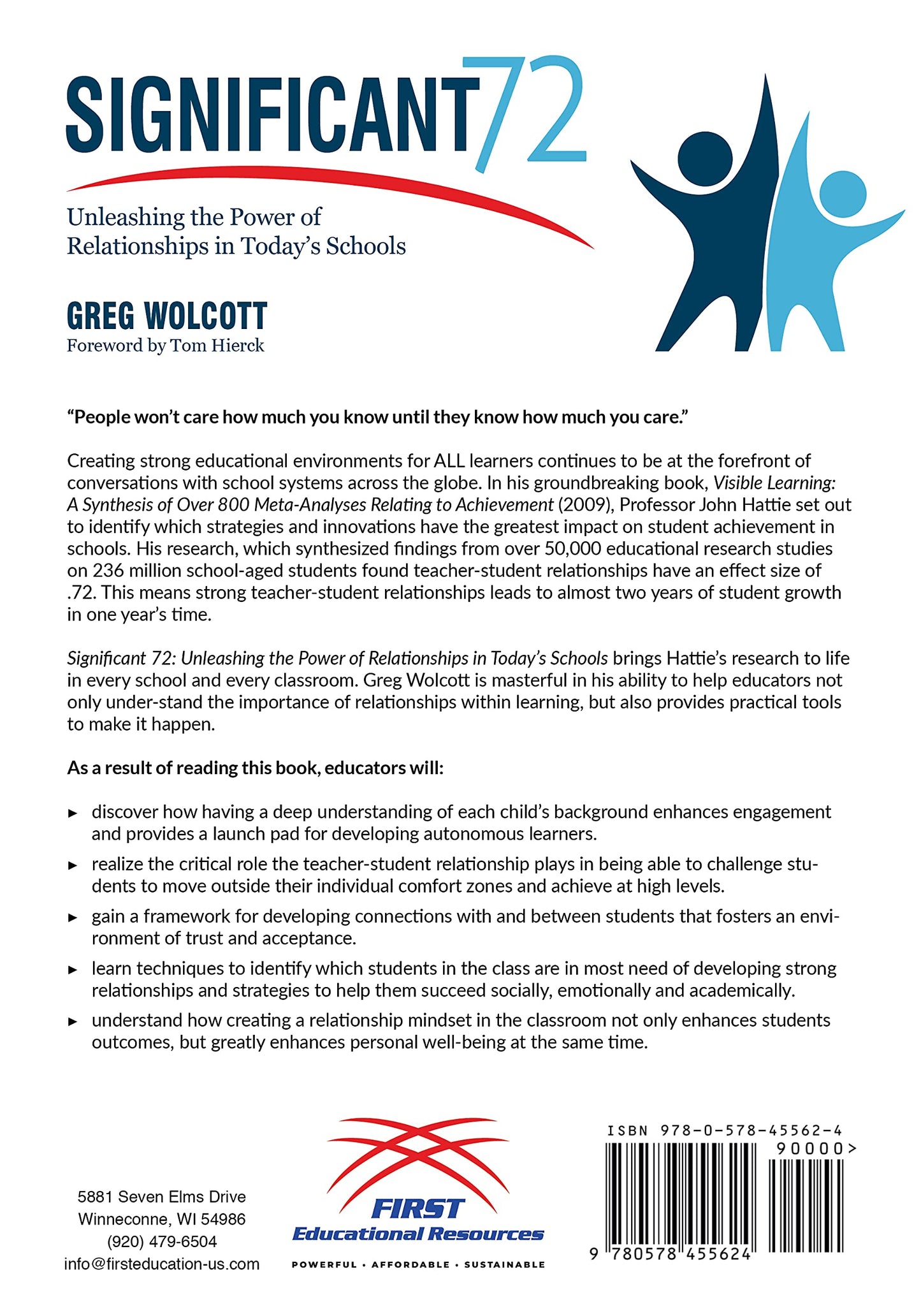 Significant 72: Unleashing the Power of Relationships in Todays Schools