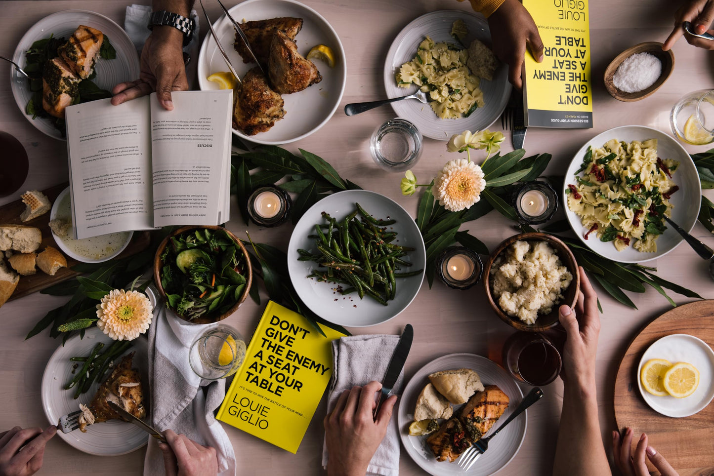 Don't Give the Enemy a Seat at Your Table Bible Study Guide plus Streaming Video: It's Time to Win the Battle of Your Mind