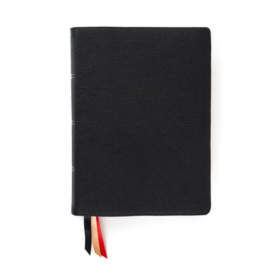 CSB Study Bible, Holman Handcrafted Collection, Black Premium Goatskin, Red Letter, Study Notes and Commentary, Illustrations, Articles, Word Studies, Outlines, Easy-to-Read Bible Serif Type