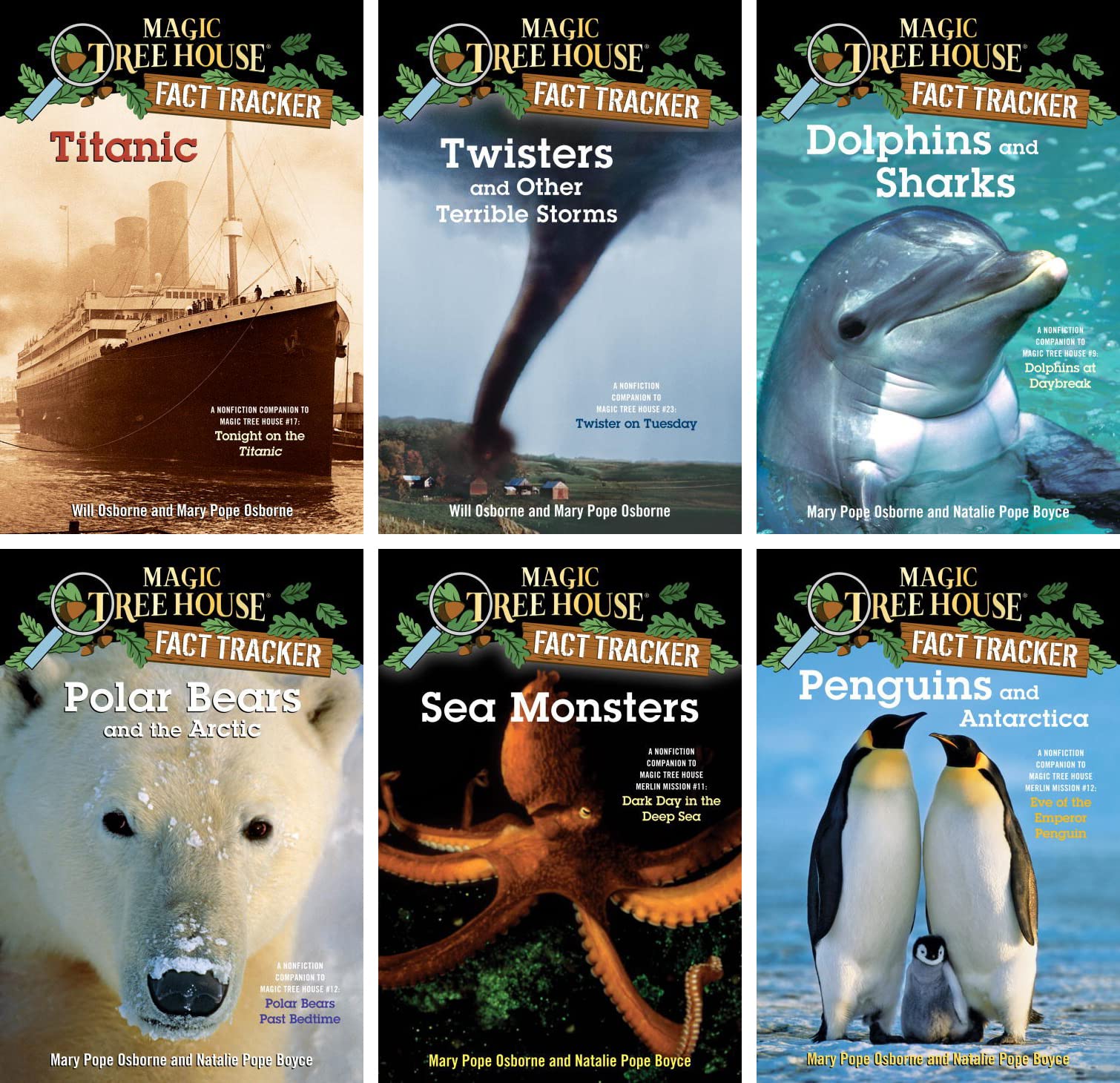 Magic Tree House Fact Trackers Series Complete 44 Book Collection Set