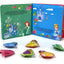 Disney Princess Bath Time Books - Activity Books for kids, Bath book, 6 Padded suction cups, 1 Mesh bag