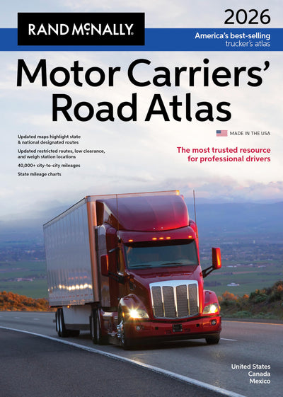 Motor Carriers' Road Atlas 2026: United States, Canada, Mexico (Rand McNally Motor Carriers' Road Atlas)