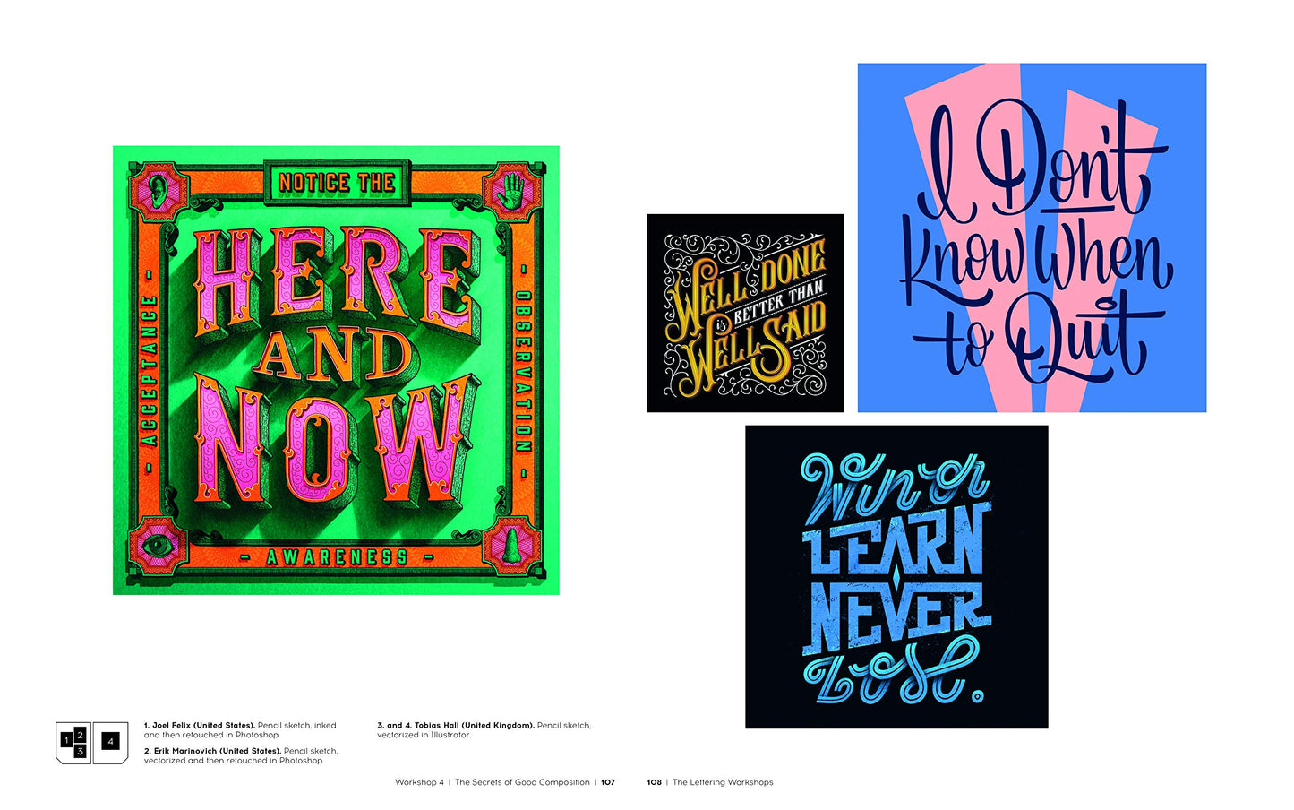 The Lettering Workshops: 30 Exercises for Improving Your Hand Lettering Skills