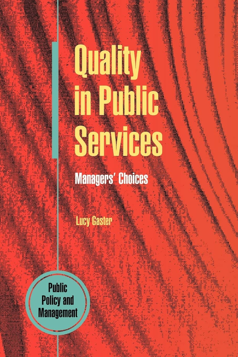 Quality In Public Services (Concilium)