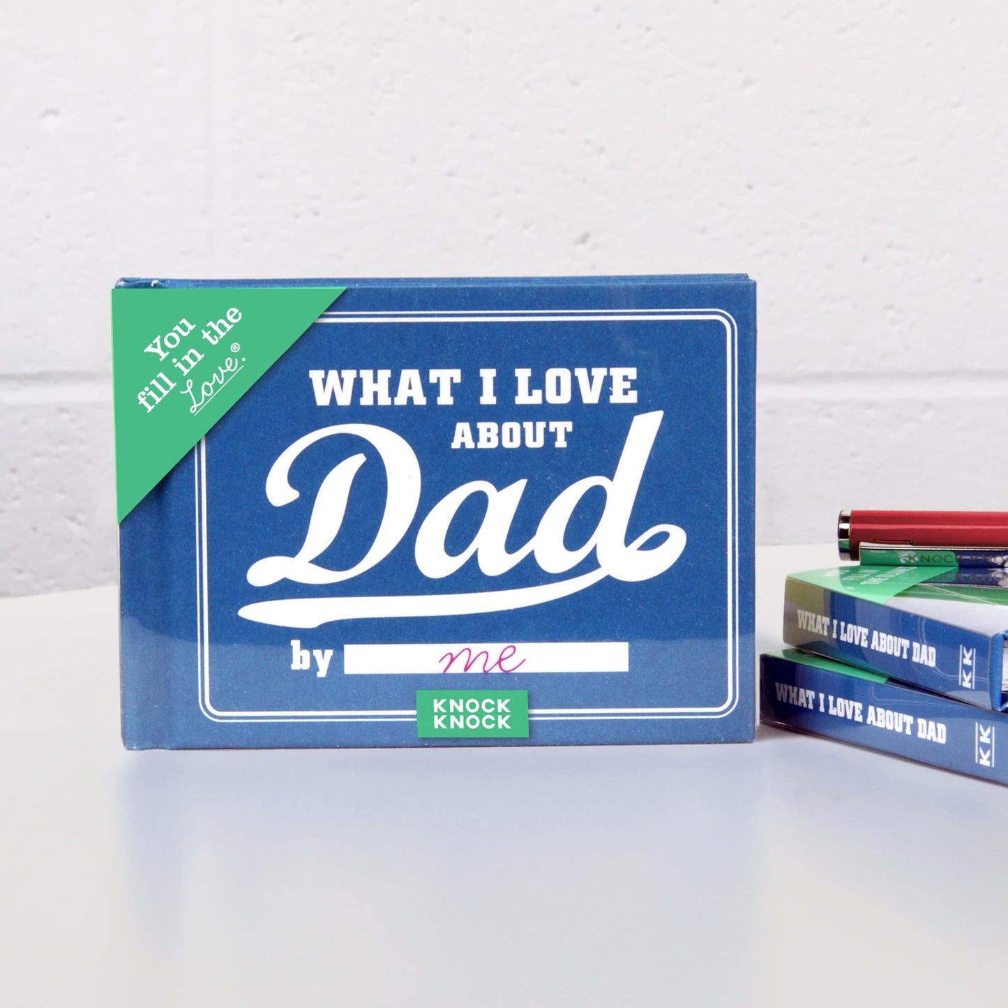 Knock Knock What I Love about Dad Fill in the Love Book Fill-in-the-Blank Gift Journal
