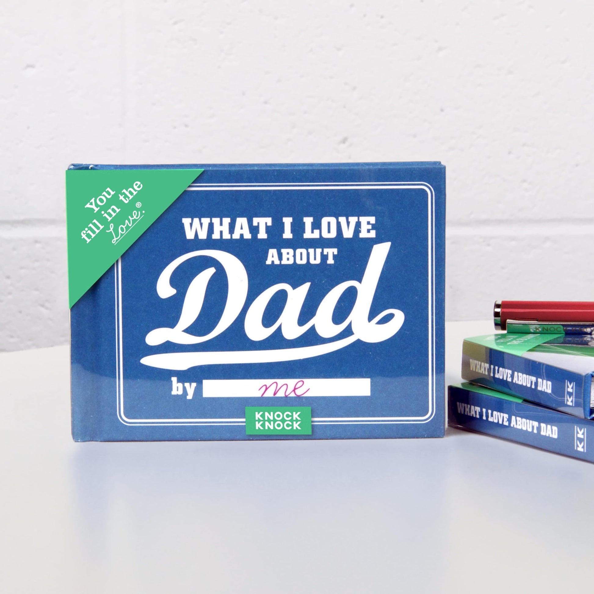 Knock Knock What I Love about Dad Fill in the Love Book Fill-in-the-Blank Gift Journal