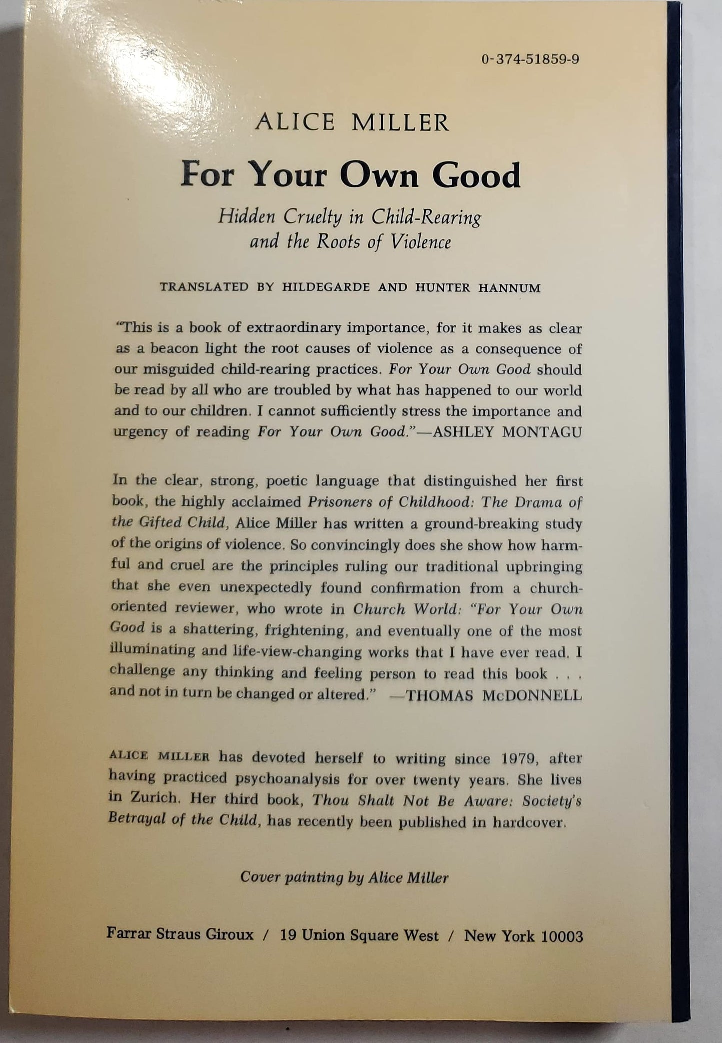 For Your Own Good: Hidden Cruelty in Child-Rearing and the R