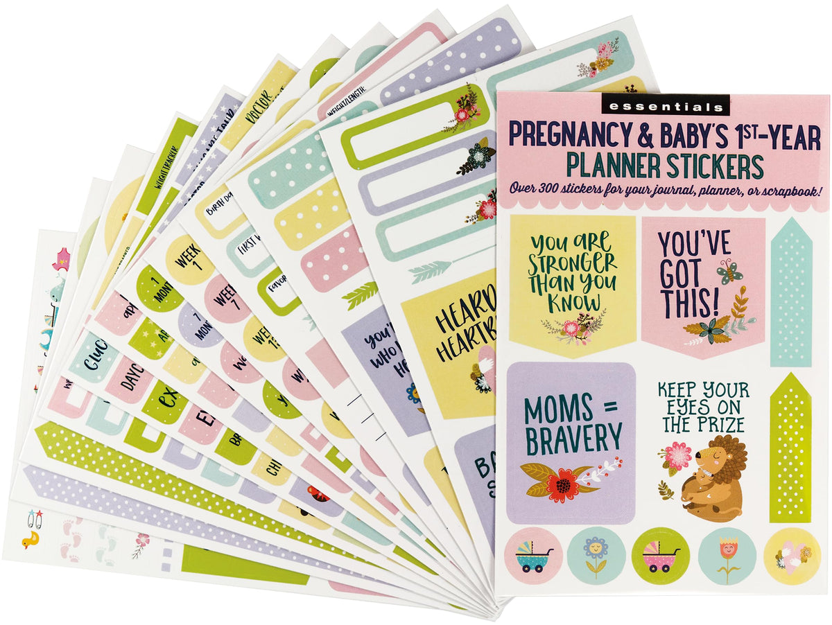 Essentials Pregnancy & Baby Planner Stickers (set of 300 stickers)