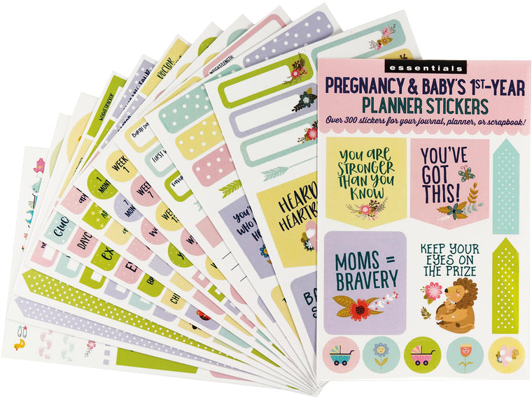 Essentials Pregnancy & Baby Planner Stickers (set of 300 stickers)