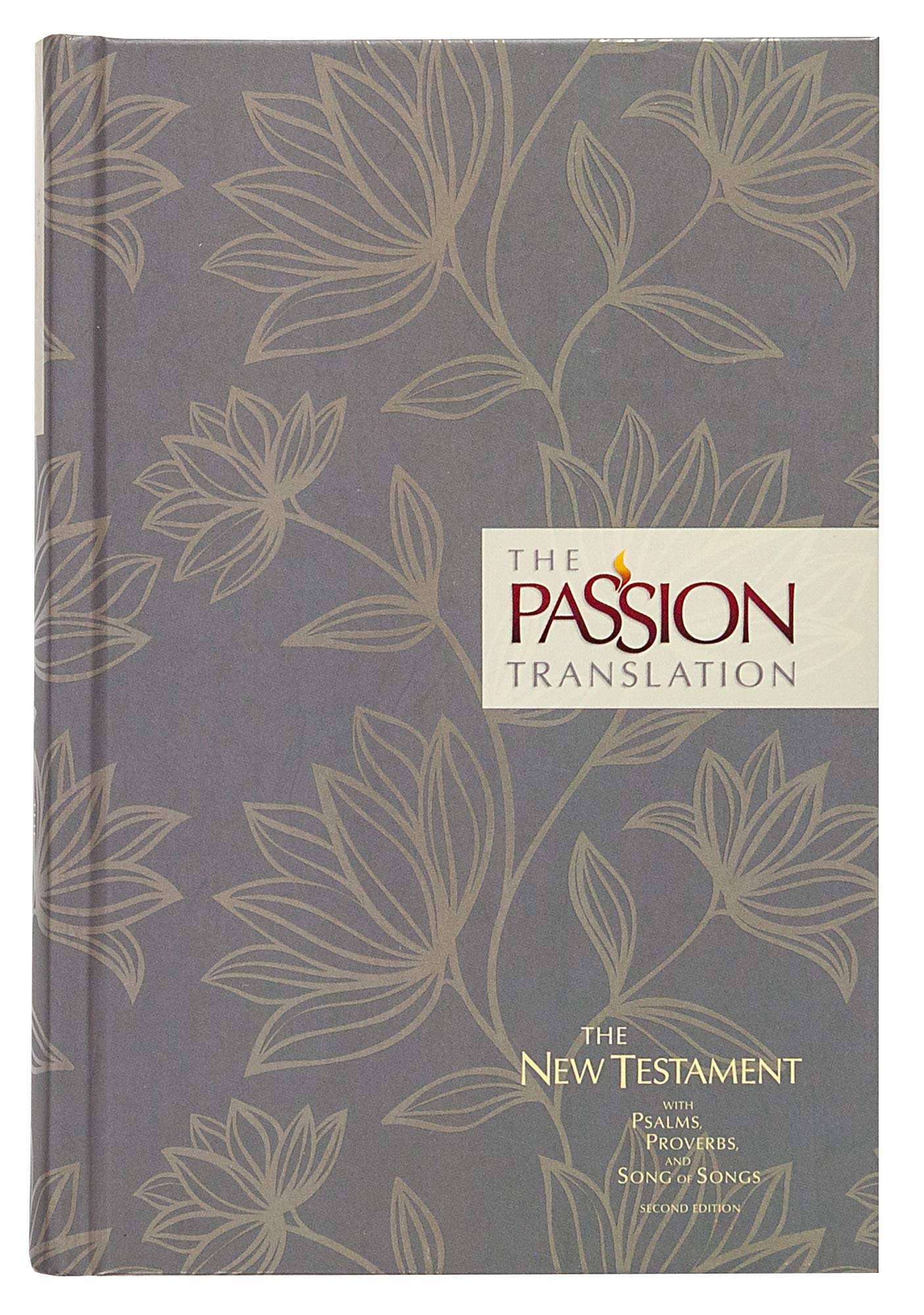 The Passion Translation New Testament, Floral (2nd Edition, Hardcover) - In-Depth Bible with Psalms, Proverbs, and Song of Songs, Makes a Great Gift for Confirmation, Holidays, and More