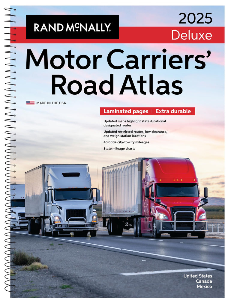 Rand McNally 2025 Deluxe Motor Carriers' Road Atlas