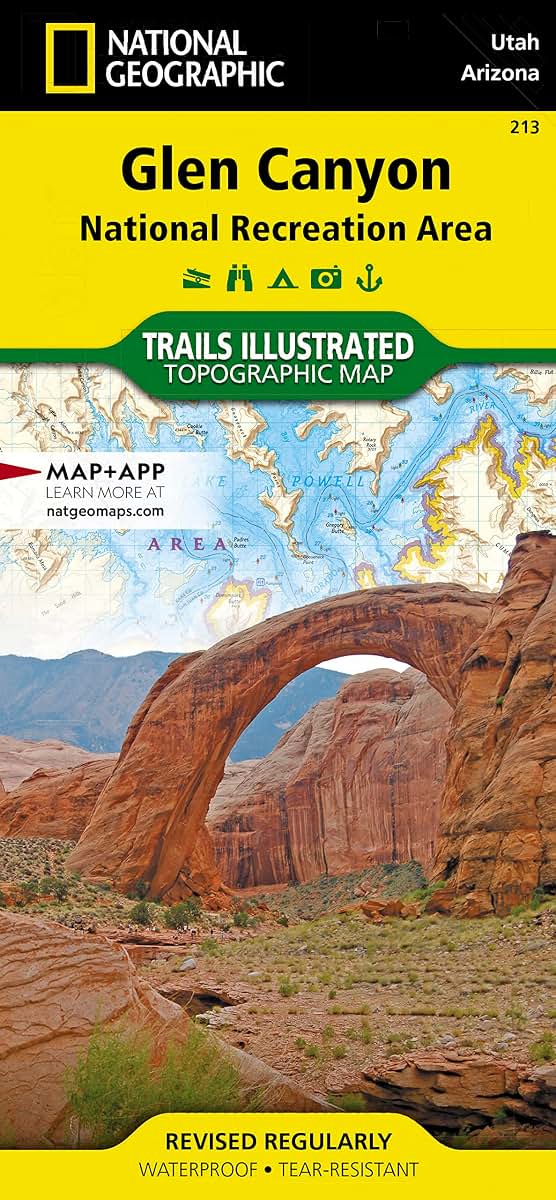 Glen Canyon National Recreation Area (National Geographic Trails Illustrated Map)