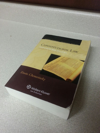Constitutional Law: Principles and Policies (Aspen Student Treatise Series)