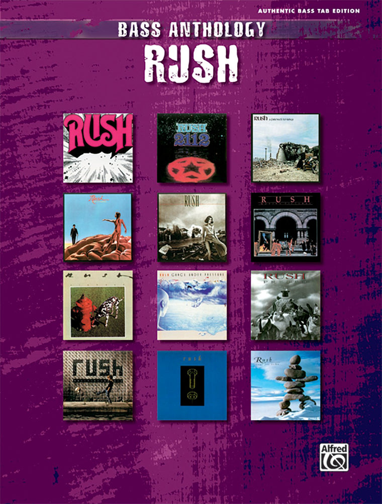 Rush -- Bass Anthology: Authentic Bass TAB (Bass Anthology Series)