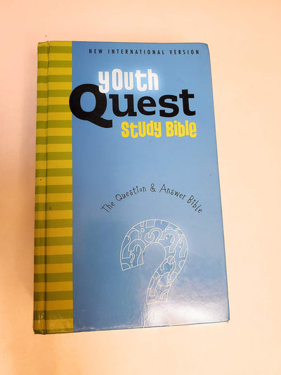 NIV, Youth Quest Study Bible, Hardcover: The Question and Answer Bible