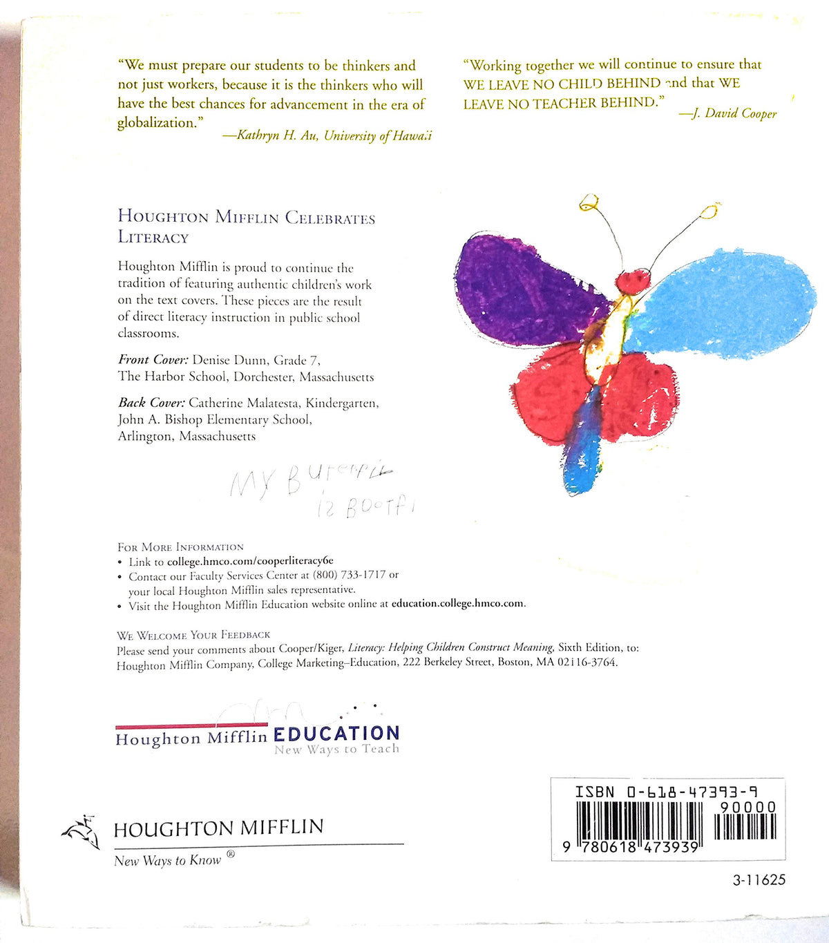 Literacy: Helping Children Construct Meaning