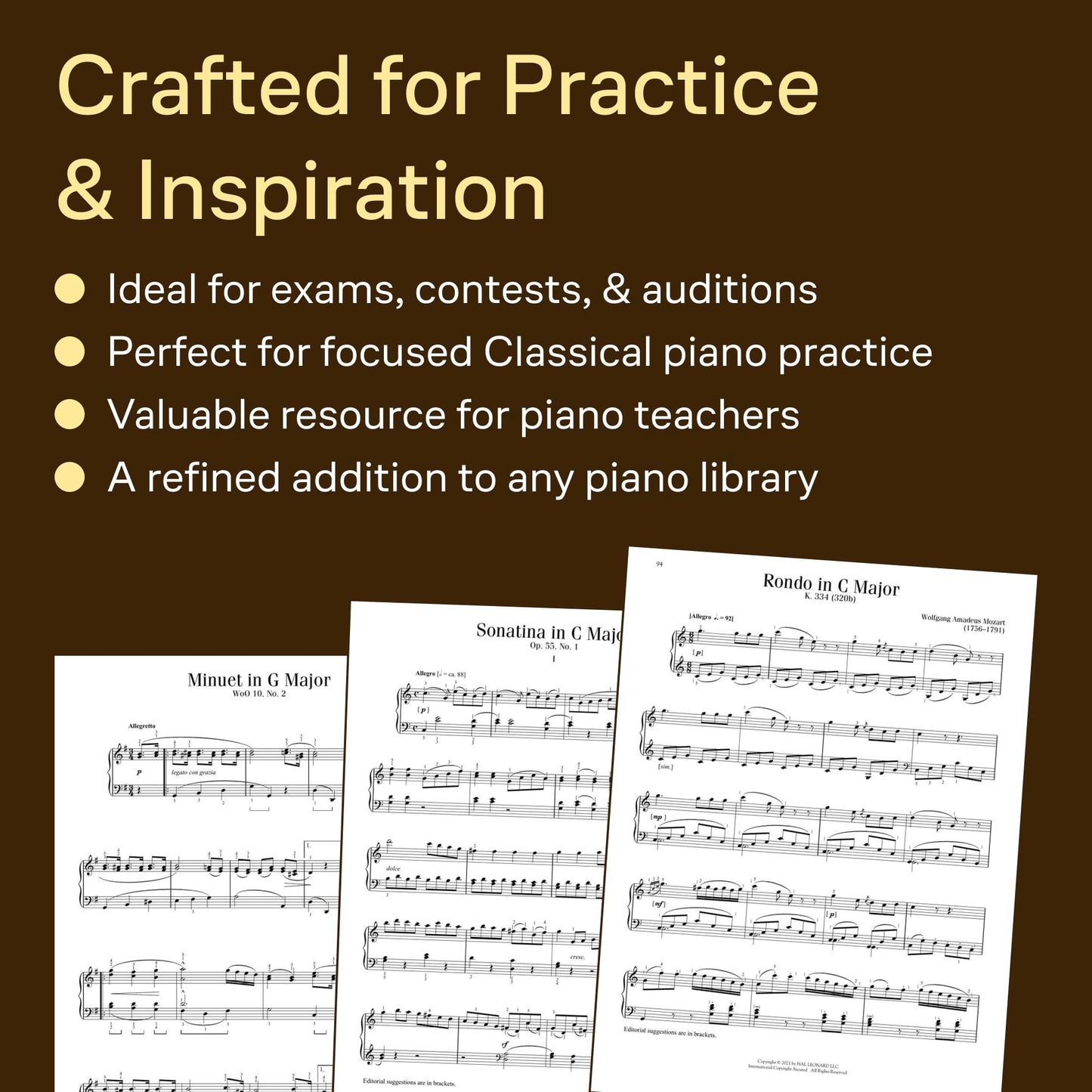 Intermediate Classical Era Favorites: The Classical Piano Sheet Music Series