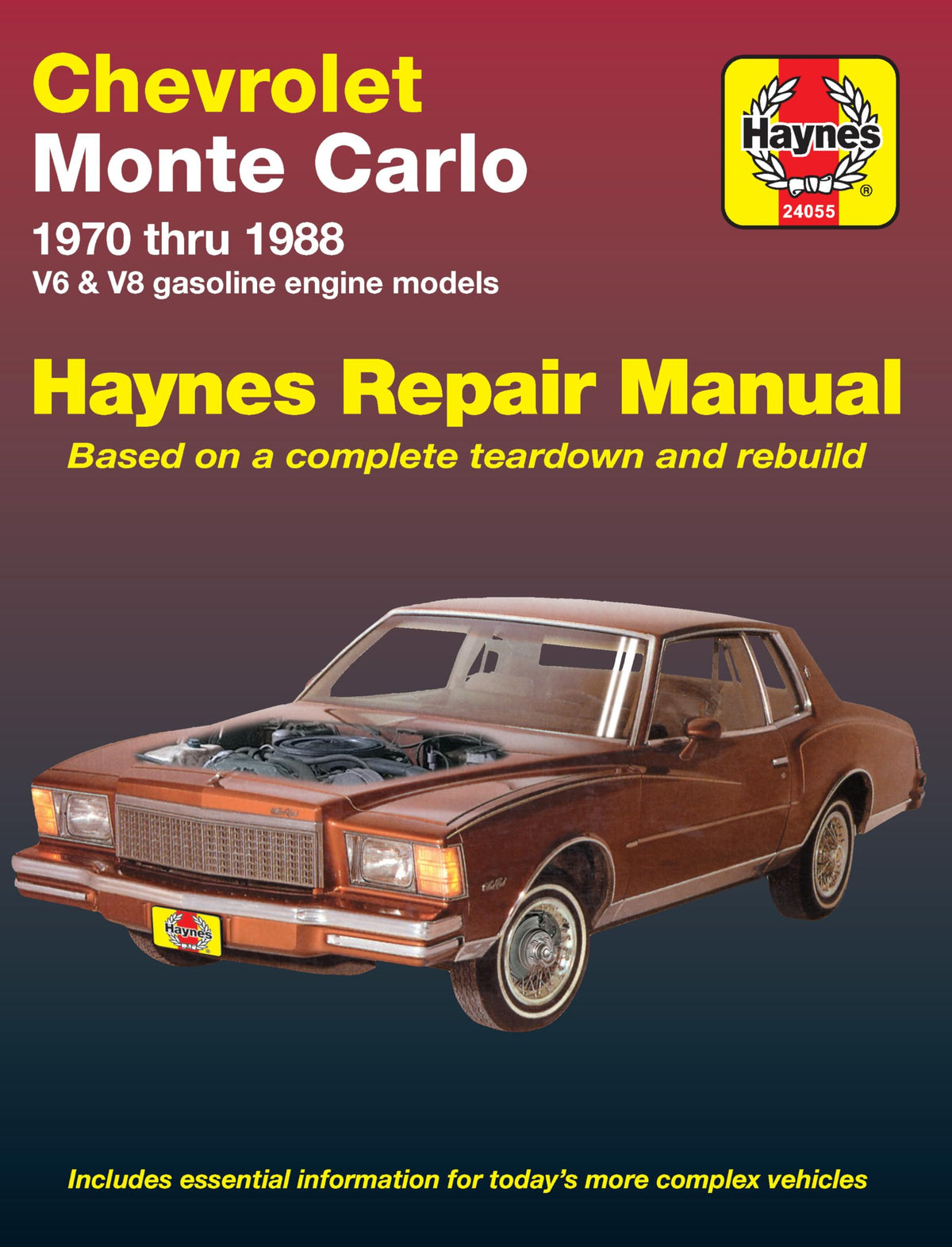 Chevrolet Monte Carlo (1970-1988) Haynes Repair Manual (Does Not Include Information Specific to Diesel Engines)