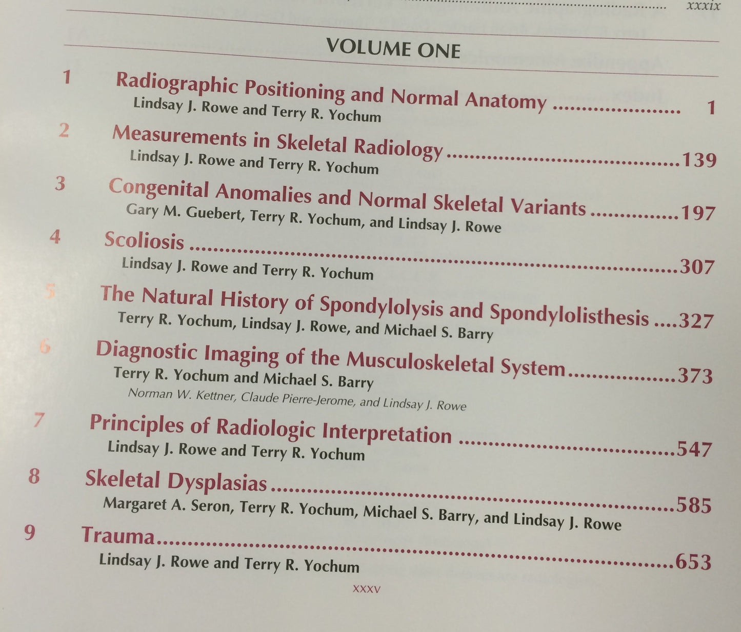 Essentials of Skeletal Radiology Volume 2 by Terry R. Yochum
