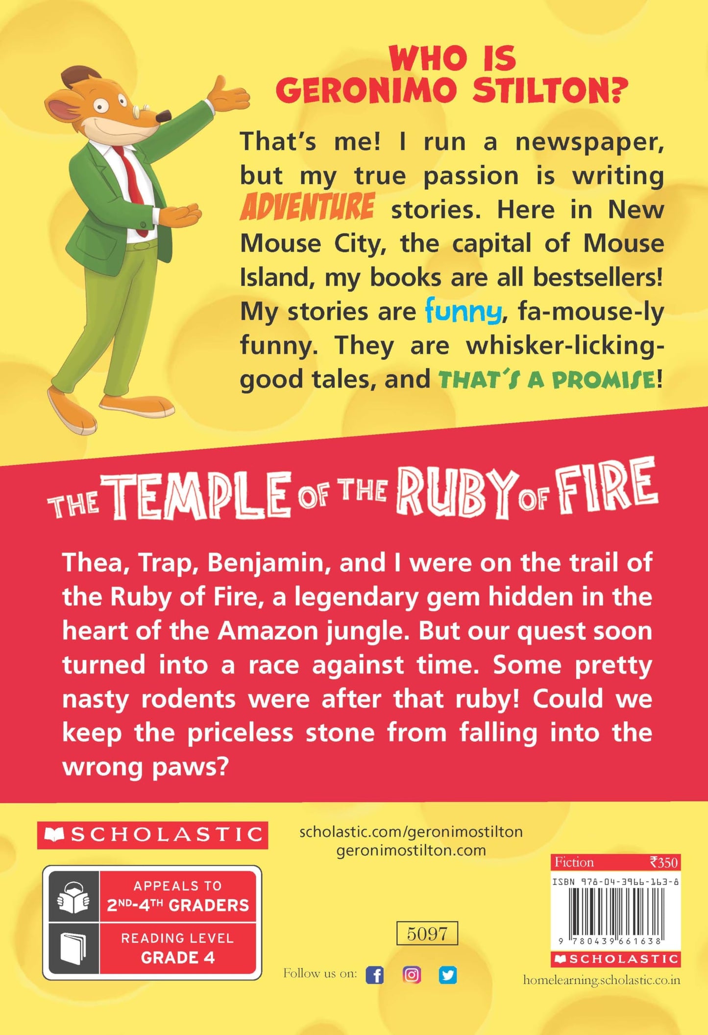 The Temple of the Ruby of Fire (Geronimo Stilton, No. 14)