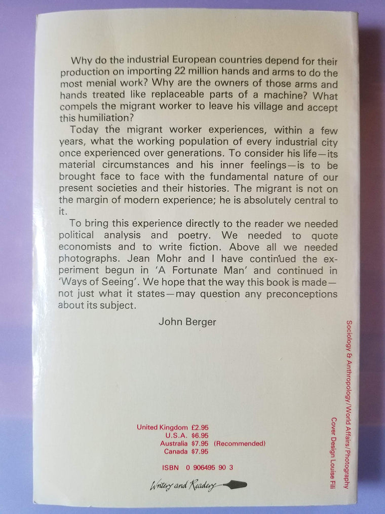 A Seventh Man — back cover