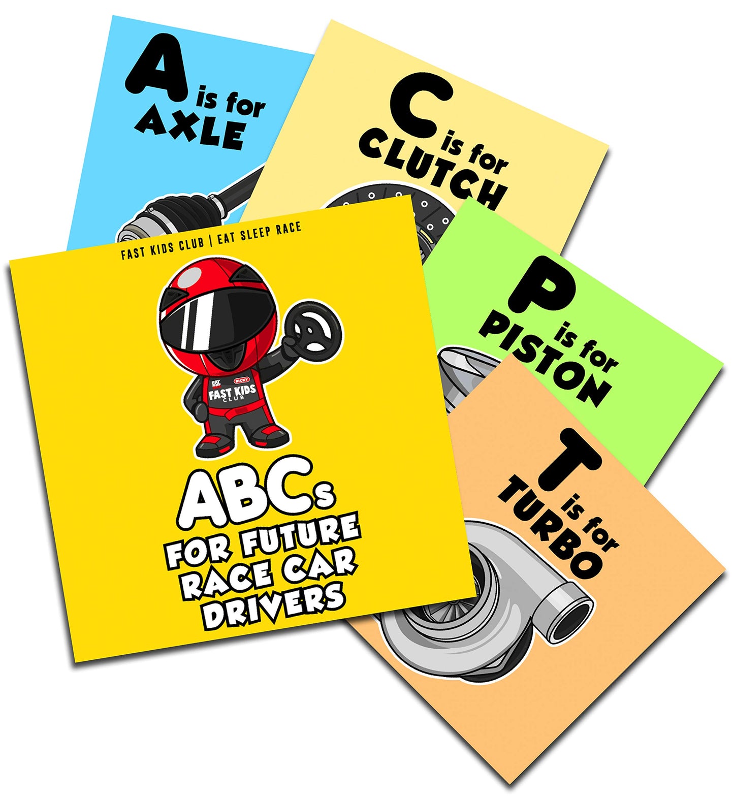 ABC's For Future Race Car Drivers Alphabet Book (Baby Book