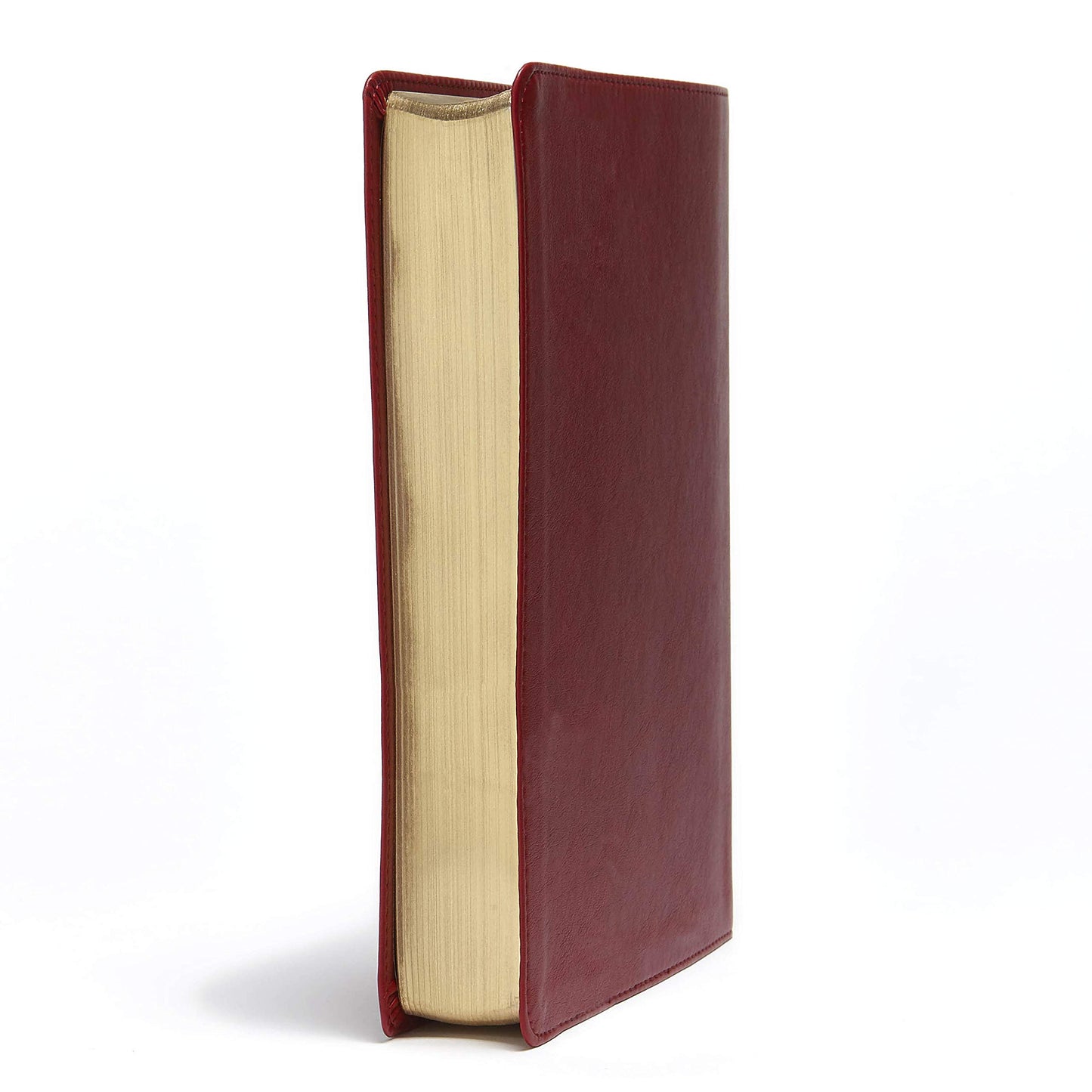 KJV Spurgeon Study Bible, Crimson LeatherTouch, Black Letter, Pure Cambridge Text, Study Notes and Commentary, Quotes, Sermons Outlines, Easy-to-Read Bible MCM Type