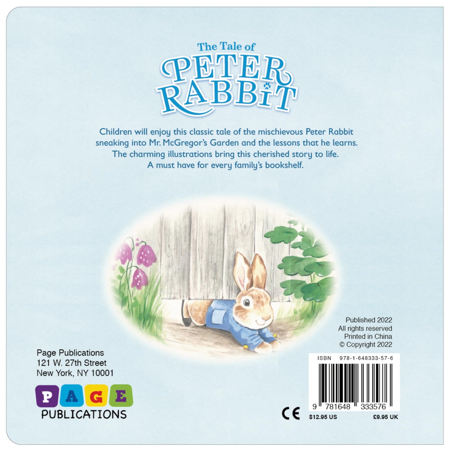 The Tale of Peter Rabbit - Kids Books - Childrens Books - Toddler Books by Page Publications