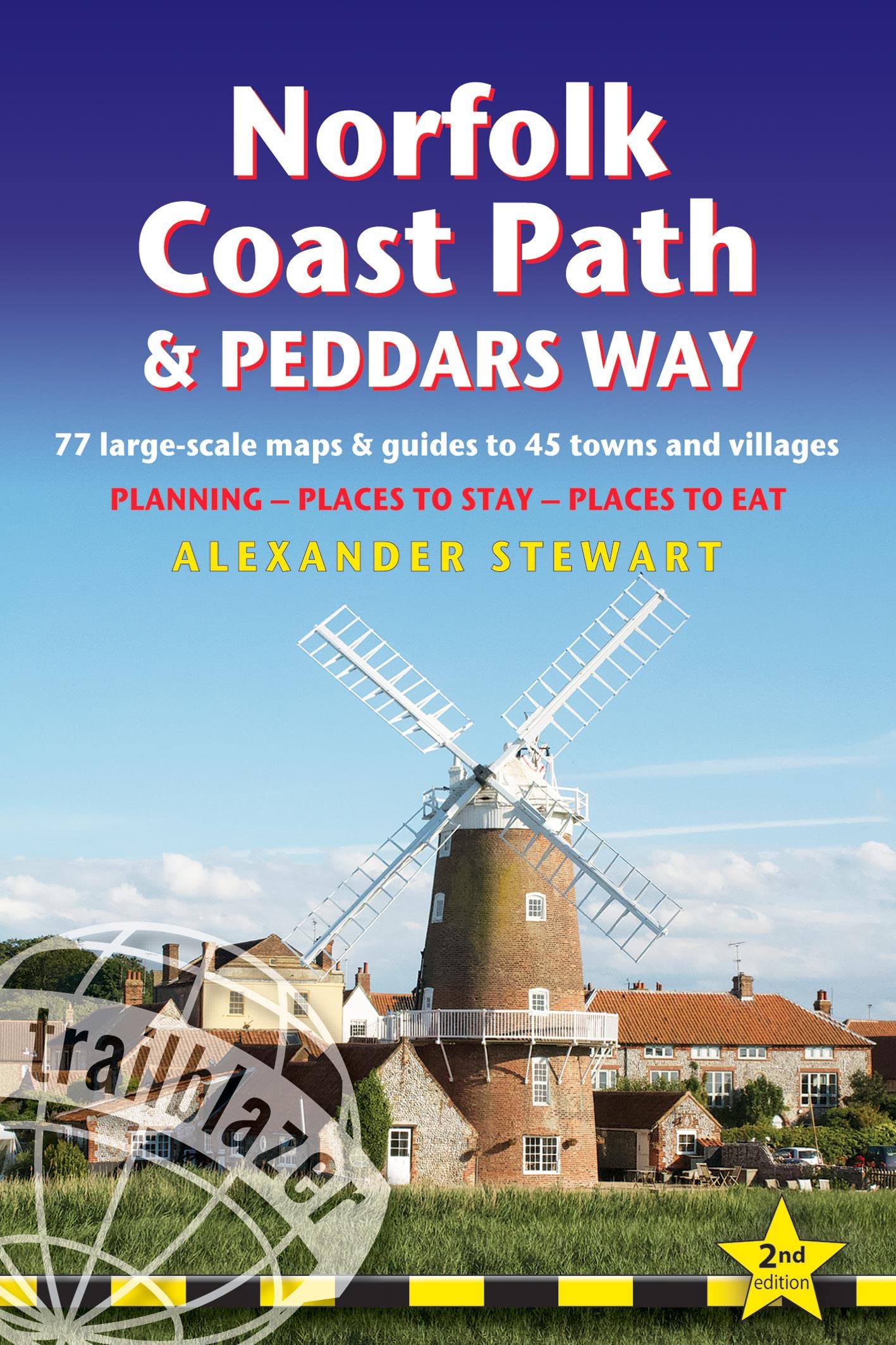 Norfolk Coast Path & Peddars Way: British Walking Guide: 77 Large-Scale Walking Maps (1:20,000) & Guides to 45 Towns & Villages - Planning, Places to Stay, Places to Eat (British Walking Guides)