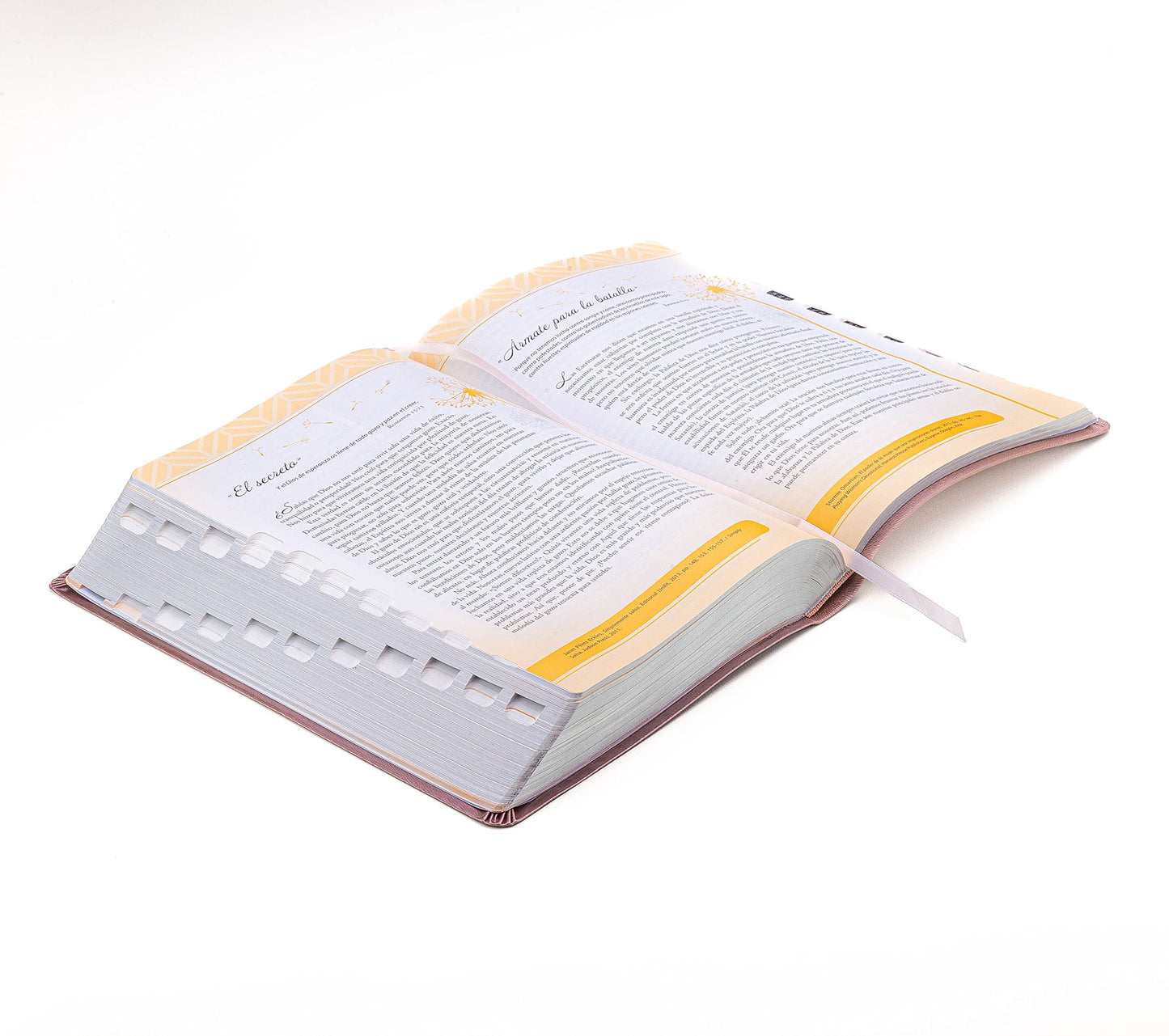 Biblia para Mujeres Reina Valera 1960 - de Promesas Inspira  Letra Gigante (13 pts)  Piel Especial con ?ndice  Rosa Dorado  Spanish Promise Bible with Index (Spanish Edition)