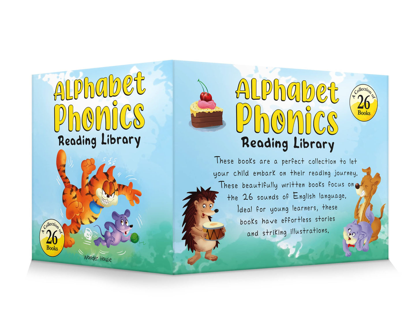 Alphabet Phonics - Reading Library For Children (Boxset of 26 books)