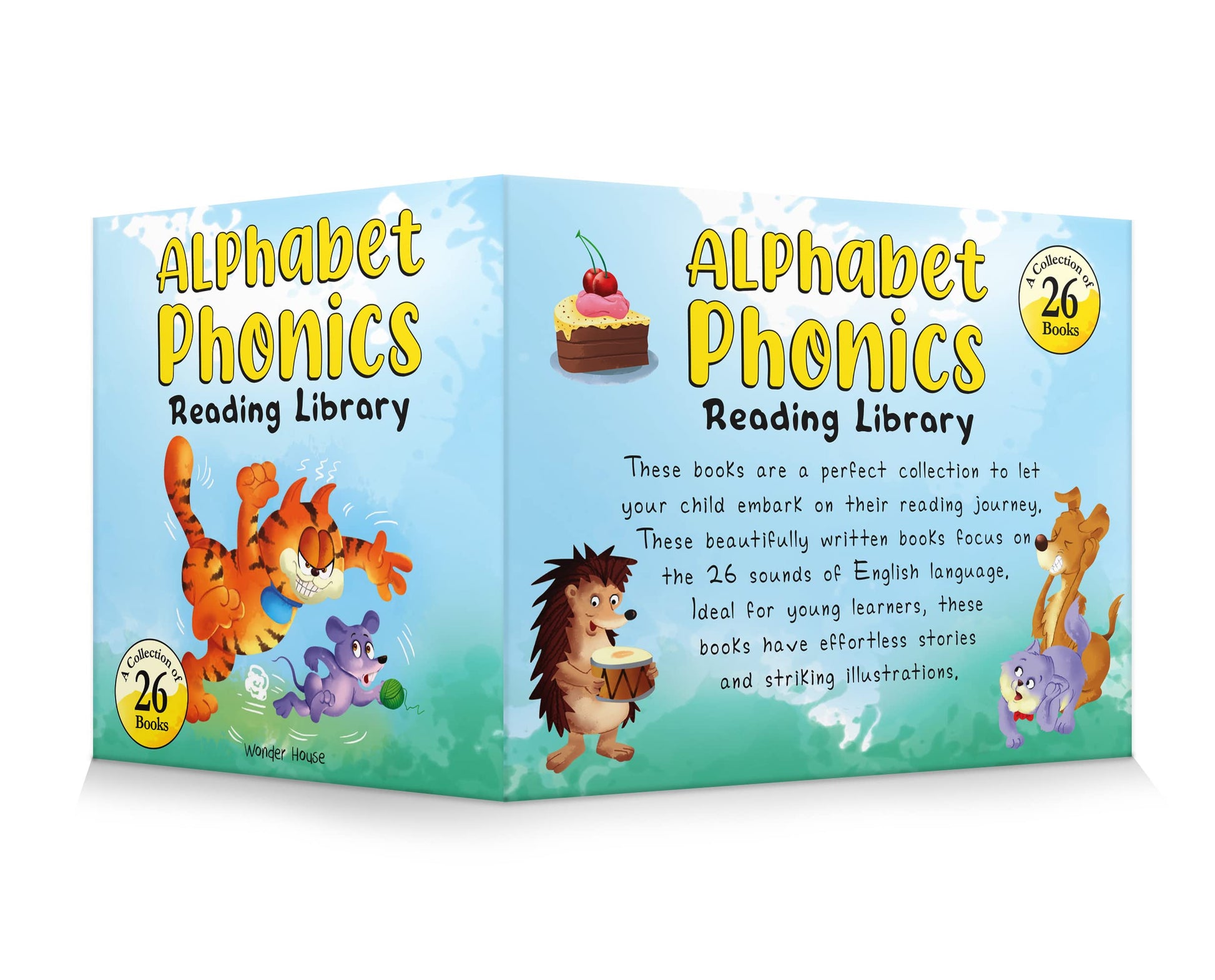 Alphabet Phonics - Reading Library For Children (Boxset of 26 books)