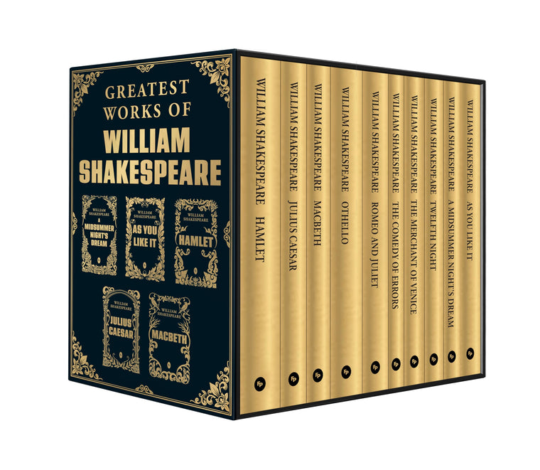 Greatest Works of William Shakespeare (Boxed Set of 10) - Hamlet / Othello / The Merchant of Venice / Macbeth / The Comedy of Errors / Romeo and Juliet /