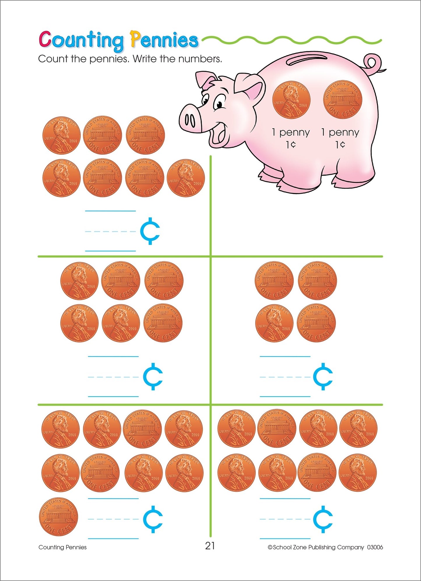 School Zone - Numbers Fun! Write & Reuse Workbook - Ages 5 to 6, Preschool to Kindergarten, Writing, Tracing, Counting, Early Math, Wipe Clean (School Zone Write & Reuse Workbook)