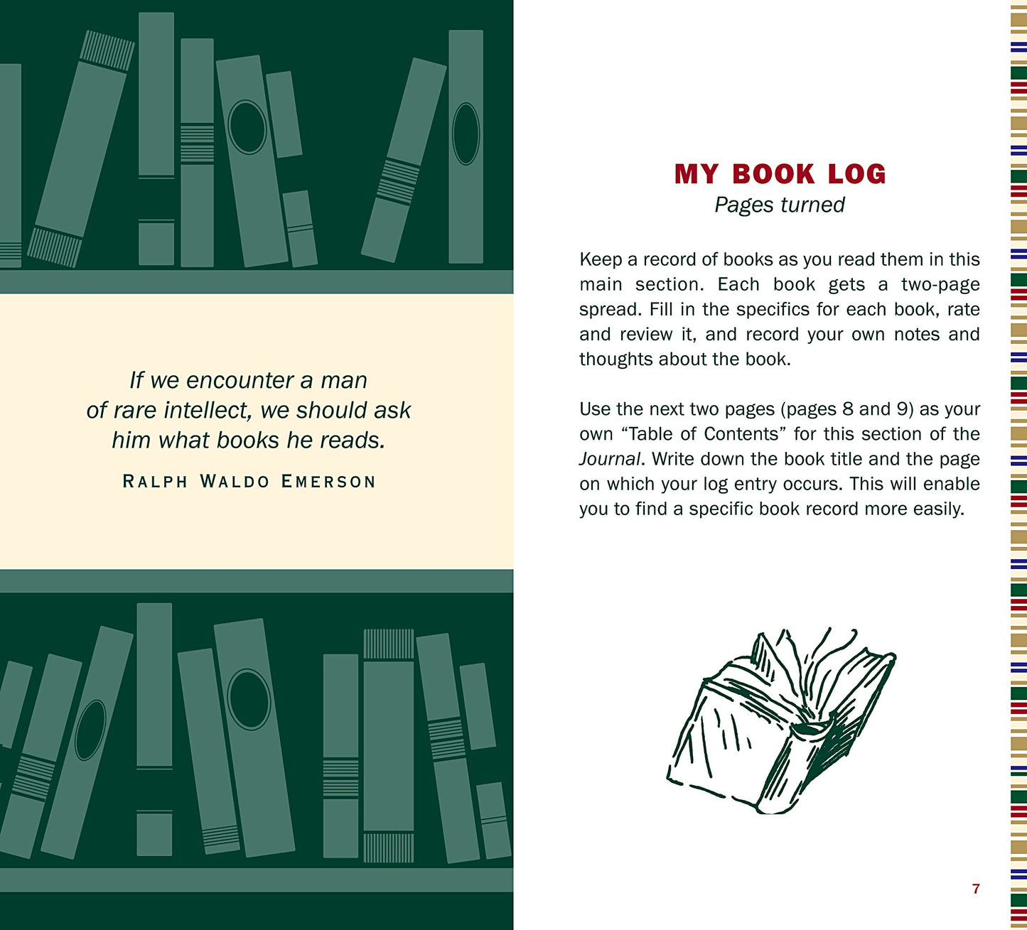 The Book Lover's Journal (Reading Journal, Book Journal, Organizer)