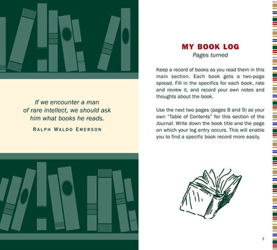 The Book Lover's Journal (Reading Journal, Book Journal, Organizer)