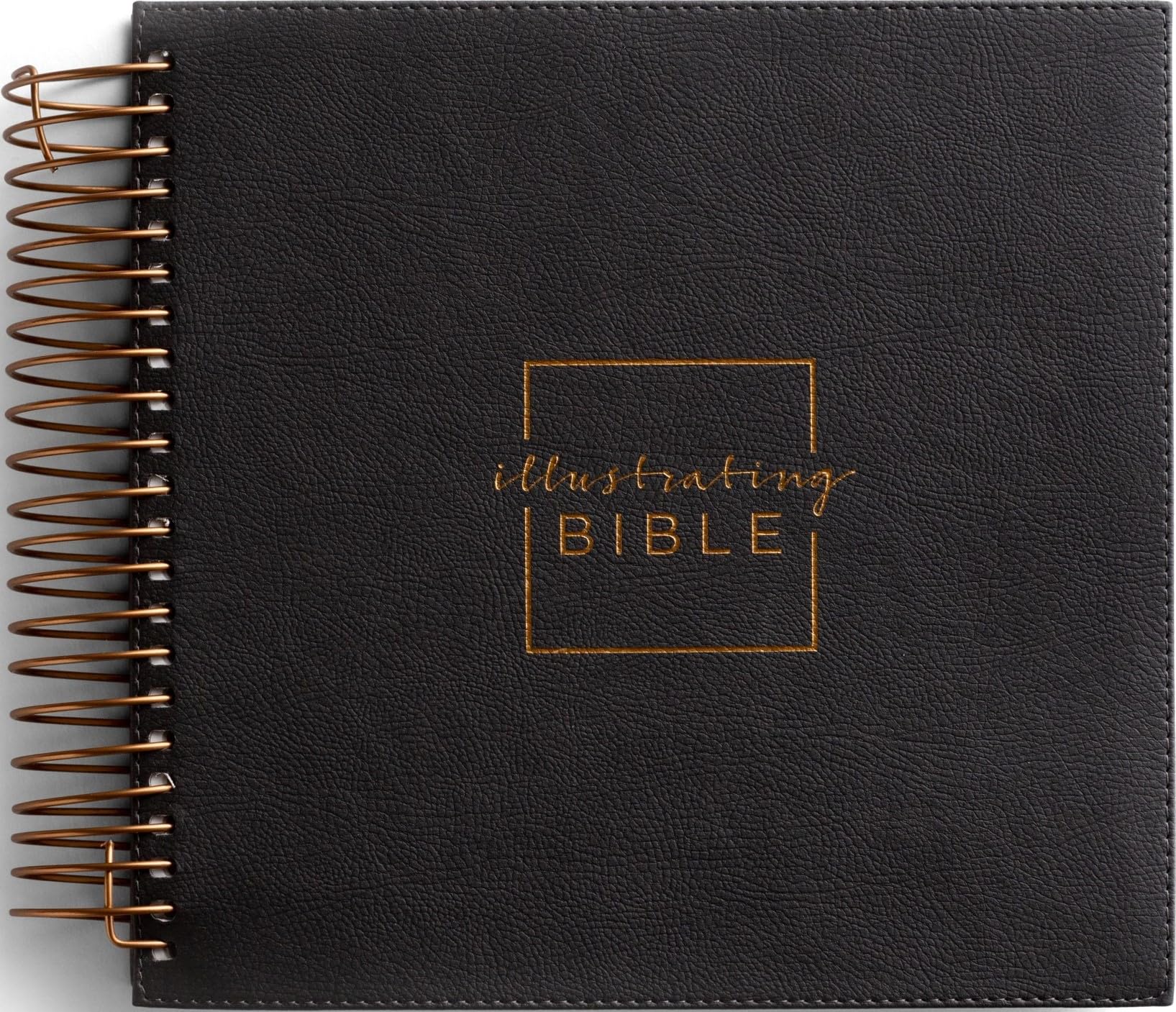 Illustrating Bible NIV Dark Grey (Spiral Bound), J3482 (8 Point Font)