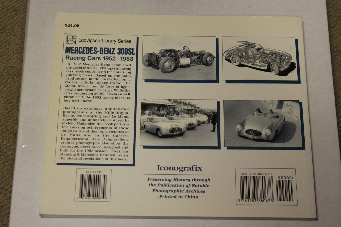 Mercedes-Benz 300SL: Racing Cars 1952-1953 (Ludvigsen Library)